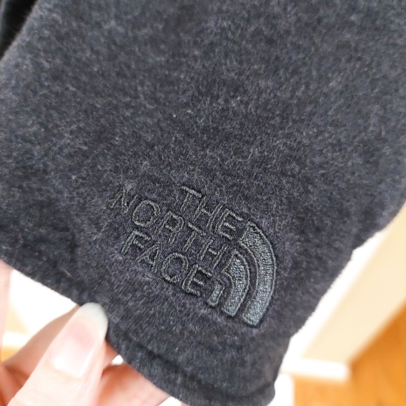 The North Face Dark Gray Open Front Cardigan M Jacket Athletic Tie Front - Picture 3 of 6